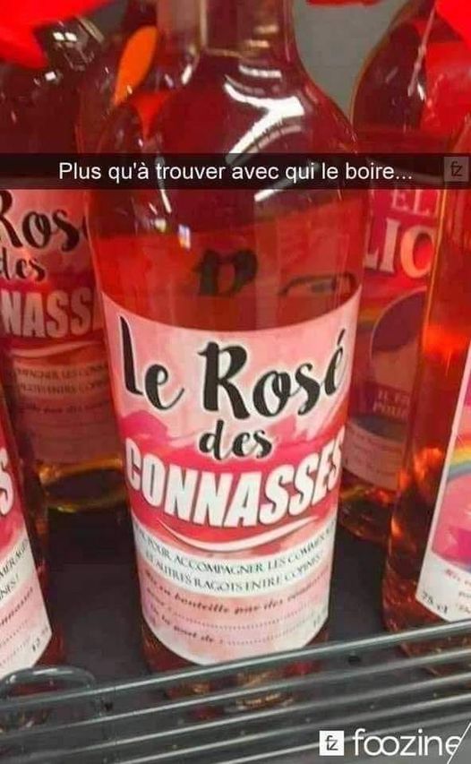 Blague   alcool   le rosé des connasses