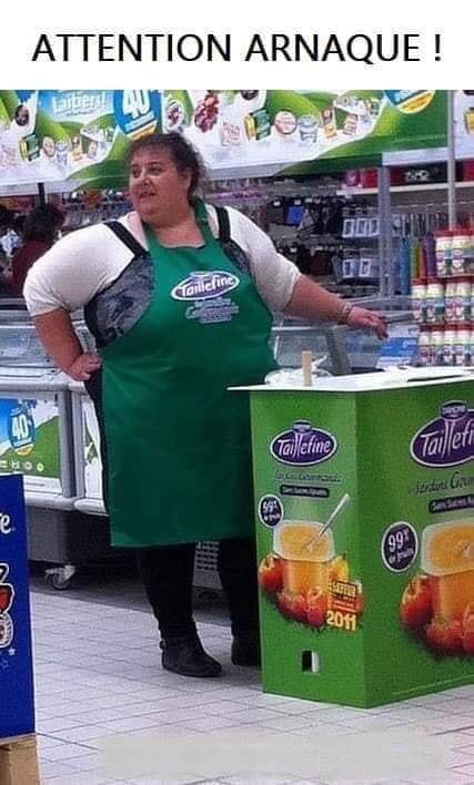 Blague   arnaque   taille fine