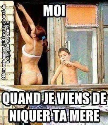 Blague   caricature   moi quan dje vien sd e niquer ta mère