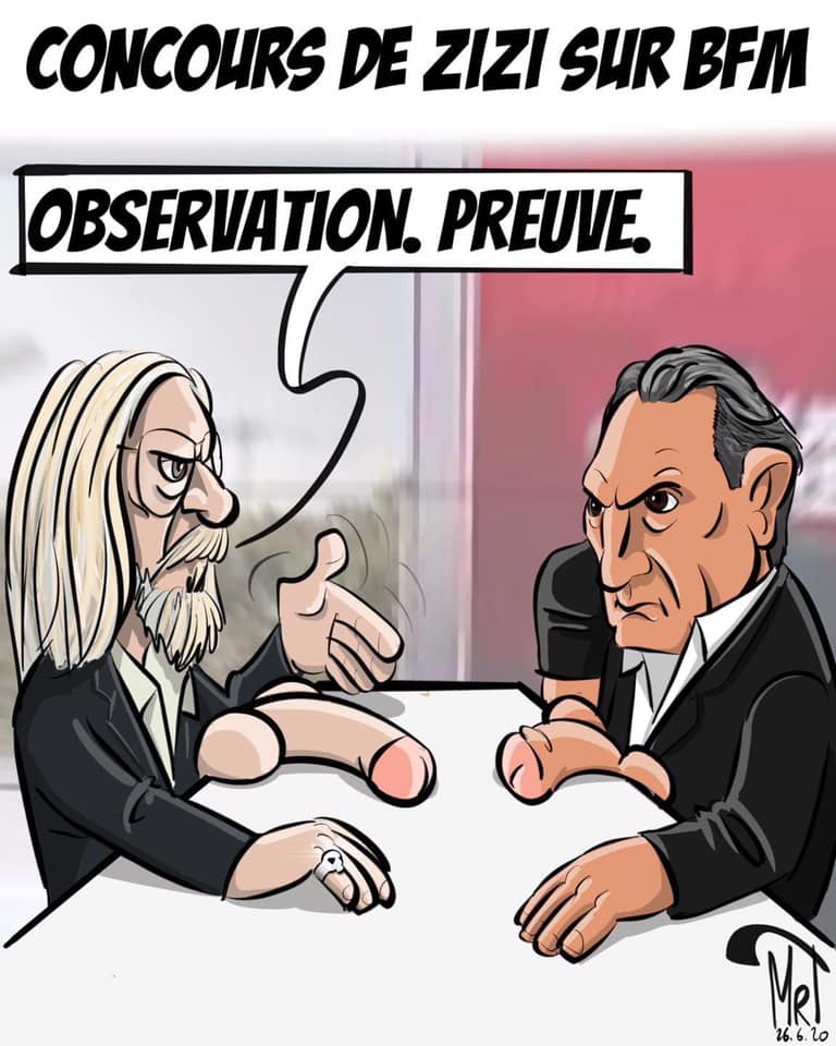 Blague   concours de zizi sur bfm   observation preuve