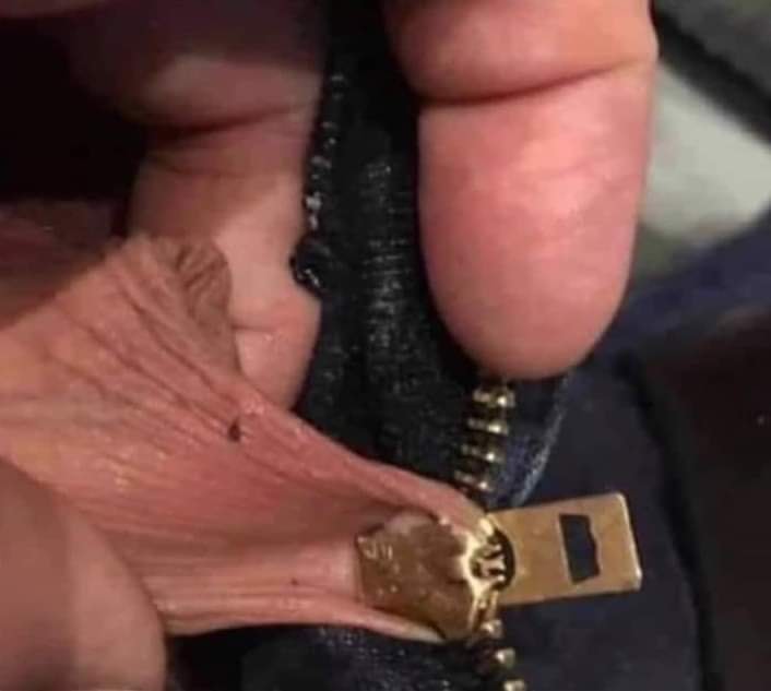 Blague   couille coincé dans bringuette