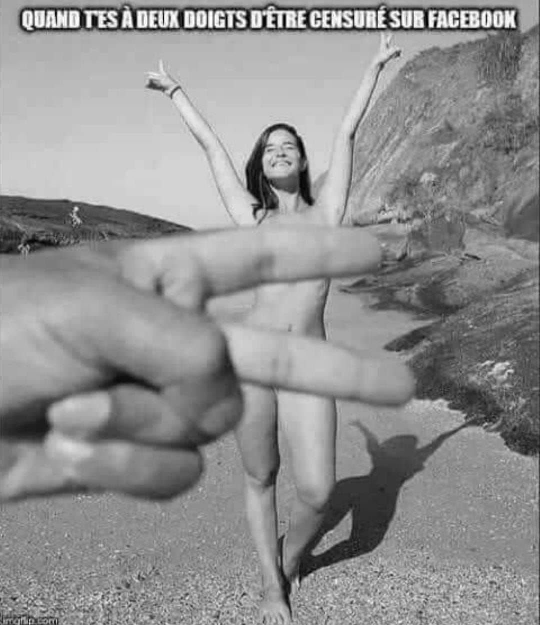 Blague   facebook   jeux de mot et d'image   quand tu es à deux doigt d'être censuré sur facebook