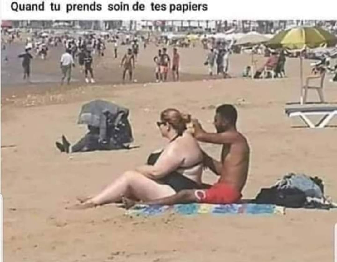 Blague   immigrant   caricature   quand tu prend soins de tes papiers