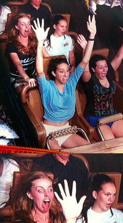 Blague   insolite   part attraction   avec visage d'une femme