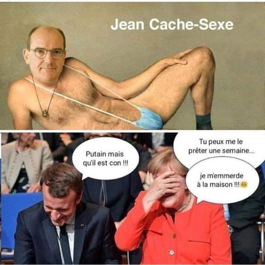 Blague   jean cache sexe