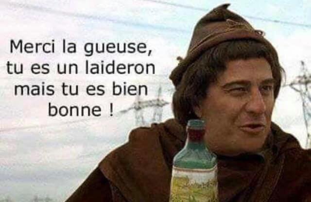 Blague   les visiteurs   merci la gueuse tu es un laideron mais tu es bien bonne