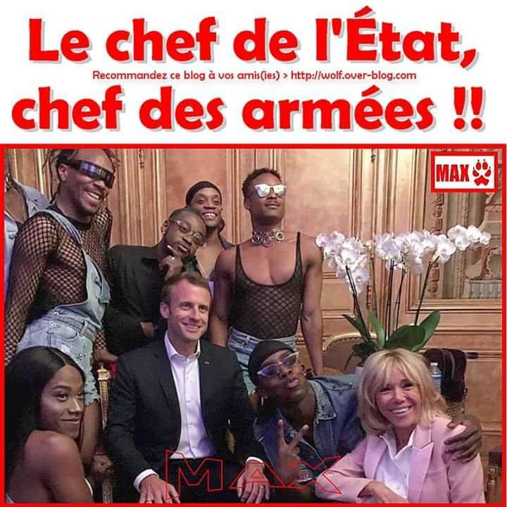 Blague   Macron chef des armée