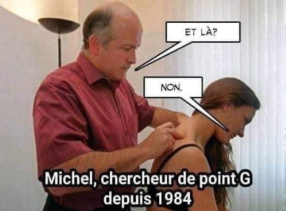 Blague   médecin   michel chercheur de point G depuis 1984