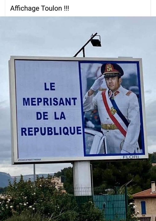 blague   macron   le méprisant de la république