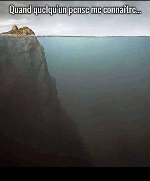 Blague   quand quelqu'un pense me connaître