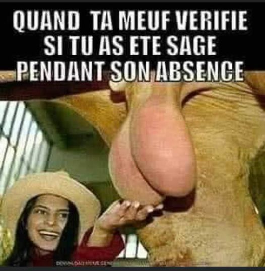 blague   quand ta meuf vérifie si tu as été sage pendant son absence