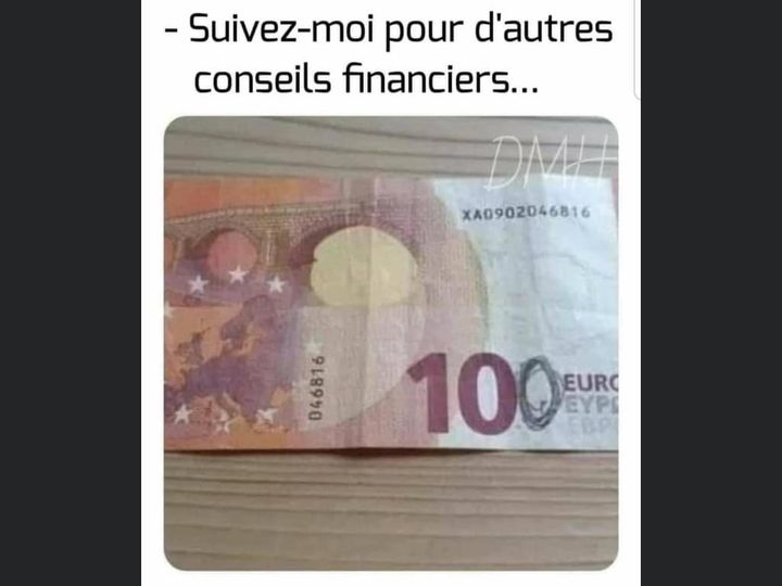 Blague   suivez moi pour d'autres conseils financiers