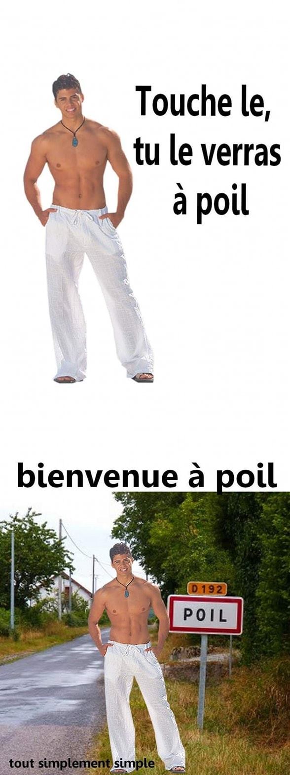 Blague   touche le et tu le vera à poil