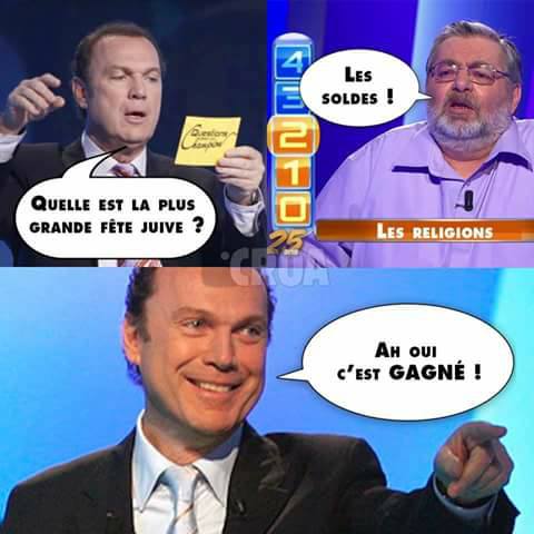 Quelle est la plus grande fête juive   les soldes   oui gagné