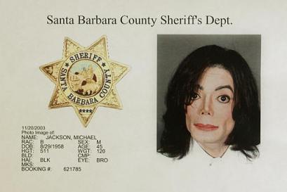 michael jackson mugshot