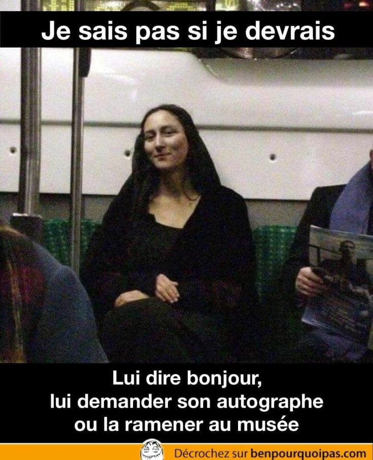 blague   joconde dans le métro