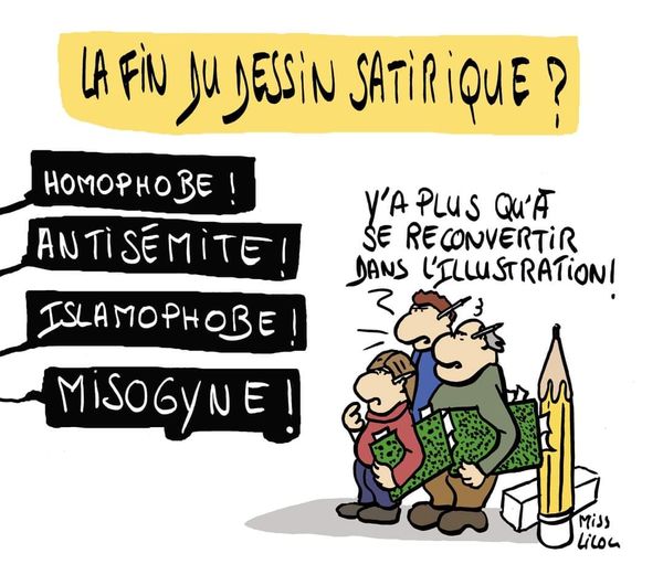 Humour   la fin du dessin satirique   homophobe antisémité islamophobie misogyne