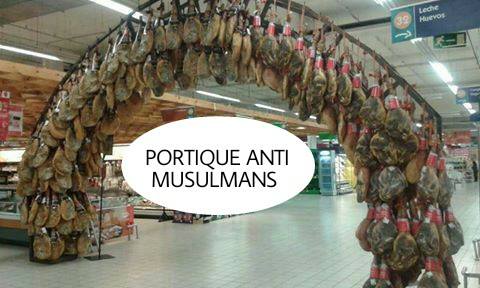 Portique anti musulman