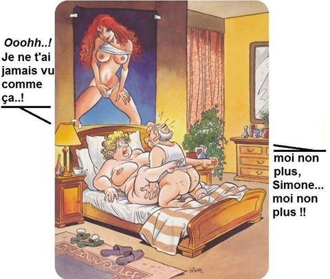 Sexe   humour   je ne t'ai jamis vu  comme ça moi non plus simone