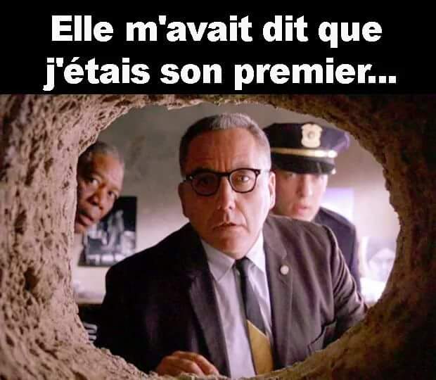 Caricature   elle m'avait dit que j'étais son 1er   trou énorme