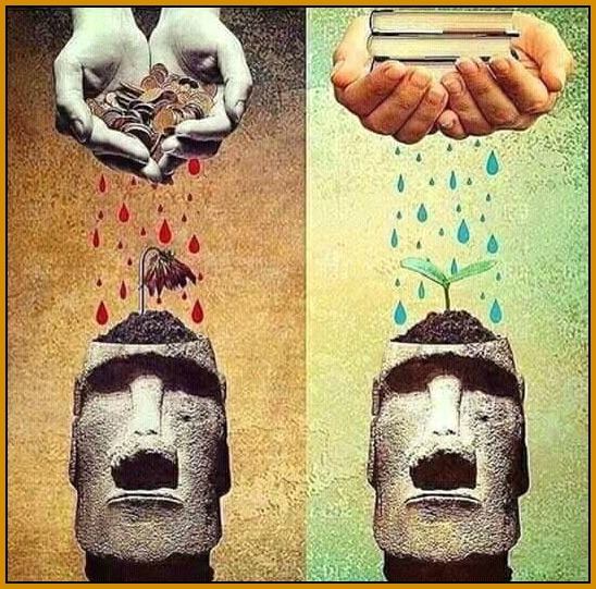 Caricature   flore   arrosé avec du sang   arrosé avec de l'eau