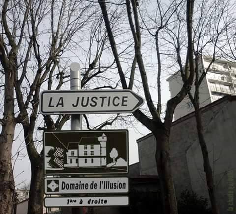 Caricature   Justice = Domaine De L'Illusion