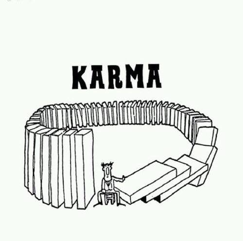 Caricature   karma   jeu domino