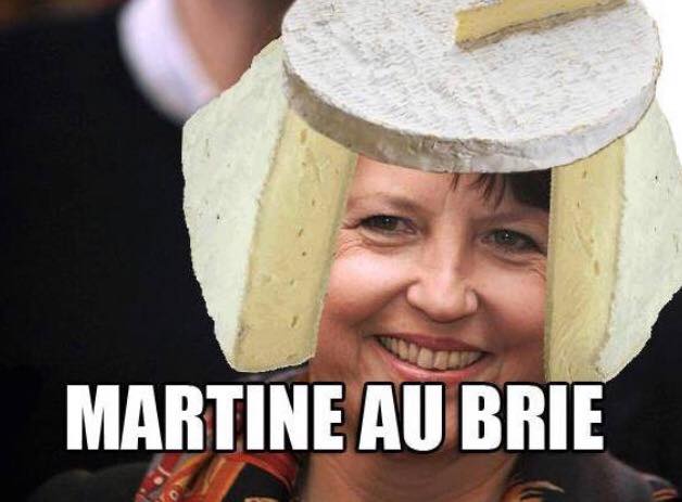 Caricature   martine au brie