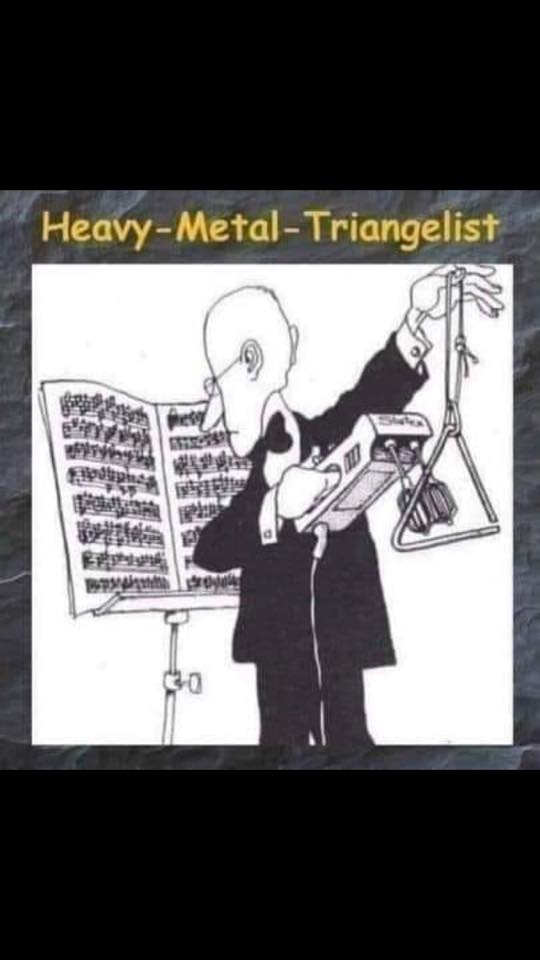 Caricature   musique   heavy métal triangelist