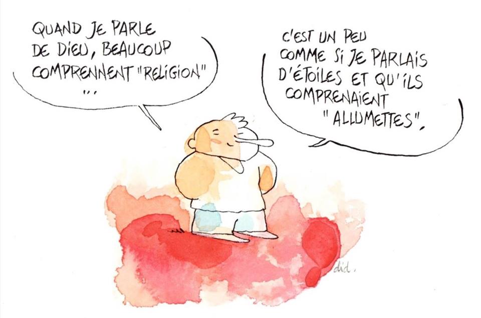 Caricature   Quand Je Parle De Dieu Beaucoups Comprenne Religions