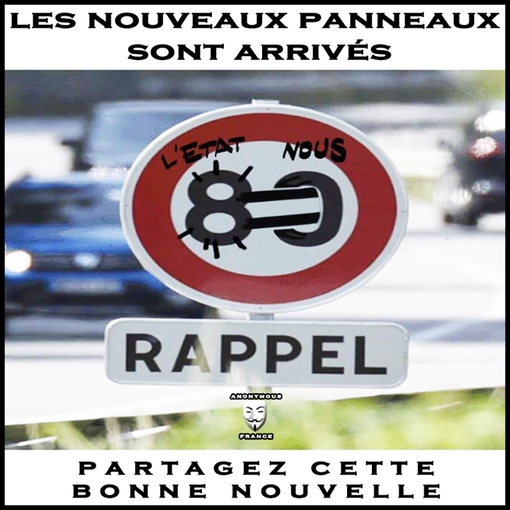 Caricature   panneaux de signalisation   80kilomètre heure