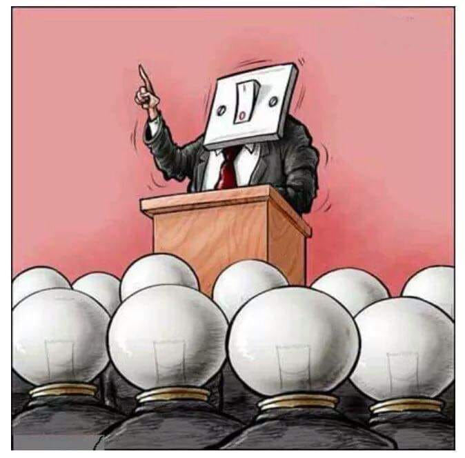 Caricature   personne avec tête d'ampoule avec électeur en forme d'interupteur   Copie (2)