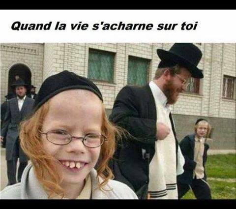 Caricature   quand la vie s'acharne sur toi