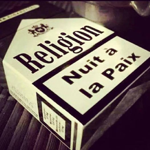 Caricature   religion   paquet de tabac marquer religion nuit à la paix