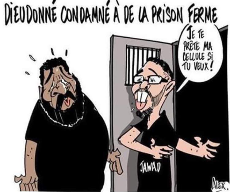 Dieudonnée condamné à la prison ferme