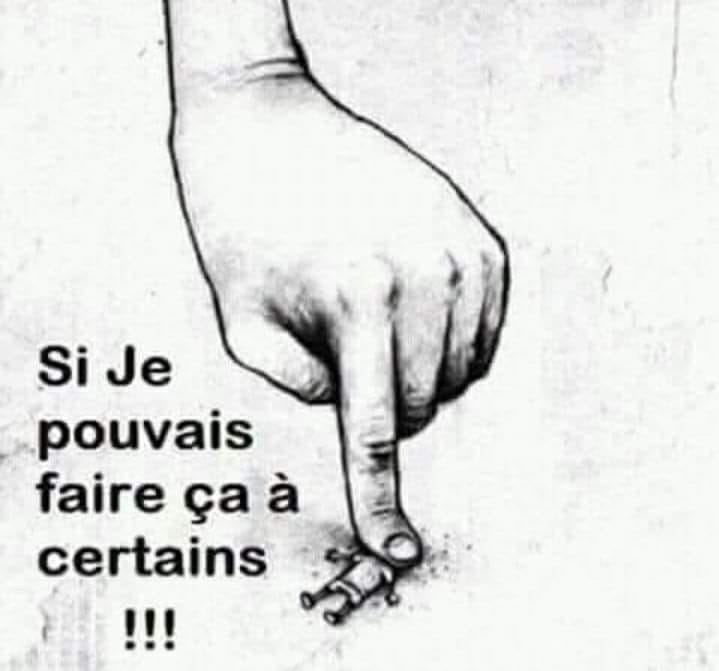 Mort   caricature   si je pouvais faire ça à certain = les écraser avec le doigts