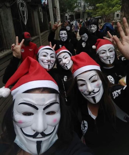 Anonymous   v pour vendetta   signe de V