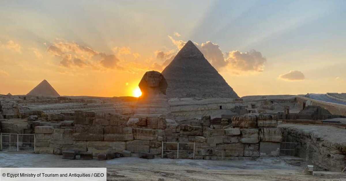 Sphinx pyramide soleil