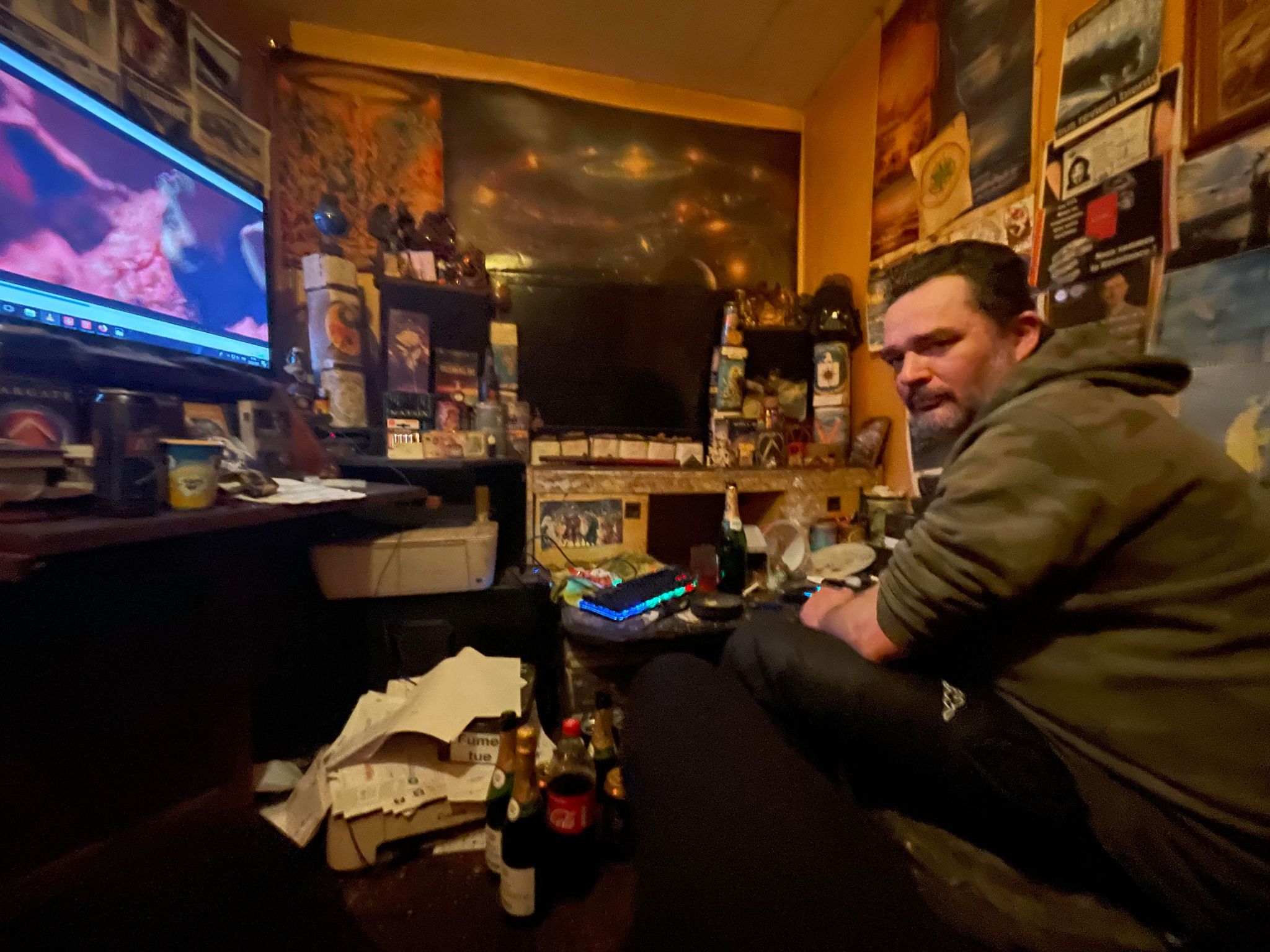 Gildas lever Chez moi au poste de combat